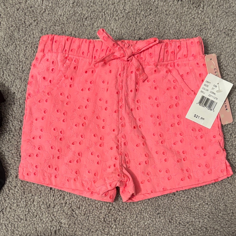 First Impressions Striped Baby Shorts Set - Multicolor - Picture 5 of 5